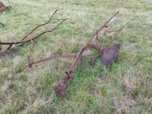 Horse drawn plough