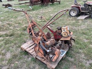 3 x Old Rotary Hoes